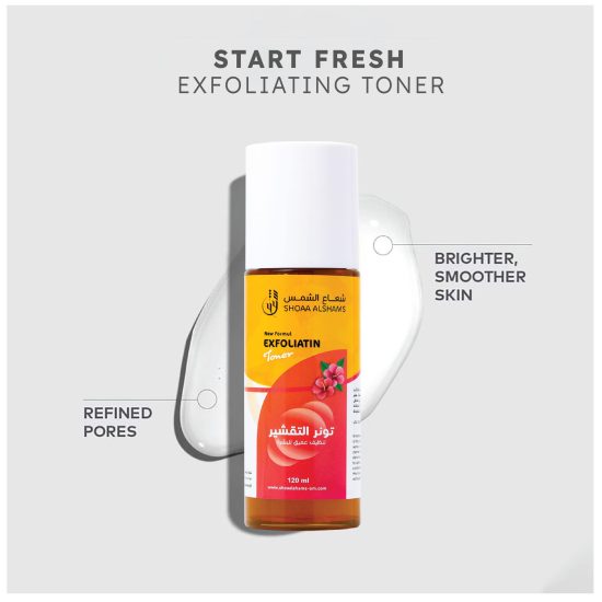Exfoliating toner