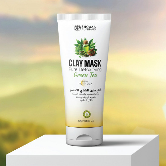 ماسك طين الشاي الاخضر
