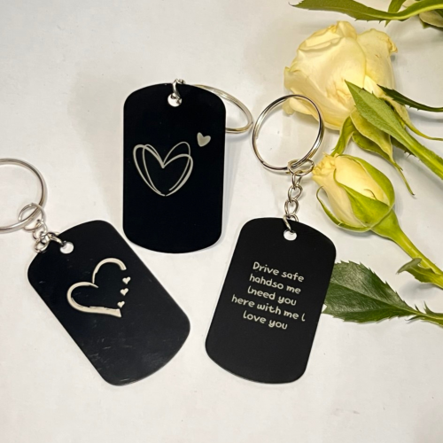 قلادة معدنية للمفاتيح منقوشة بكلمات ملهمة، من أفضل الهدايا للمناسبات الخاصة 