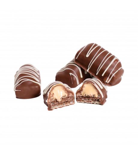 شوكولاته ويفر بكريمة الفول السوداني 