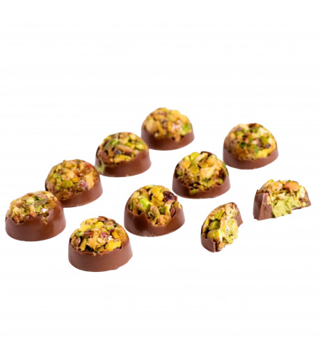 شوكولاته فلورنتين فستق مع حشوه فستق