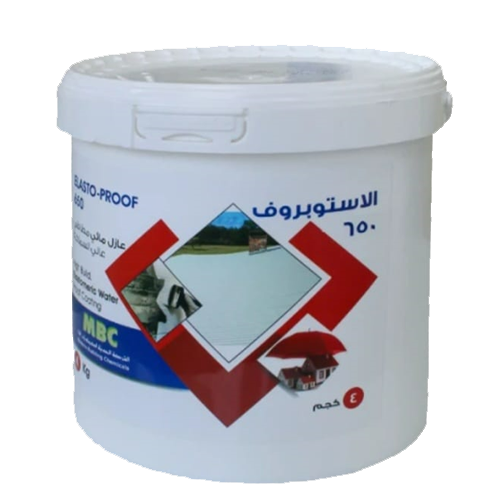 عازل مائي بلاتو مطاطي اكريلكي 4 كجم