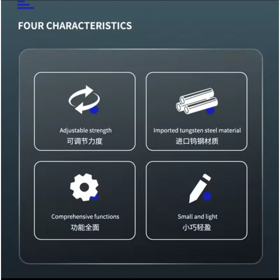 مفك كاسر الزجاج لصيانة الاجهزة من MECHANIC