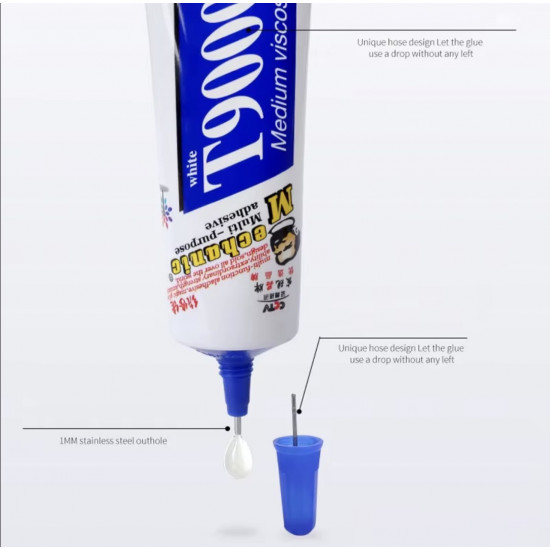 صمغ فائق القوة لصيانة الاجهزة الالكترونية T9000 110ml من MECHANIC