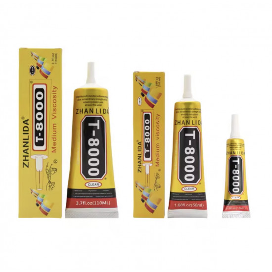 صمغ فائق اللصق لصيانة الاجهزة  T8000 15ml-110ml من ZHANLIDA