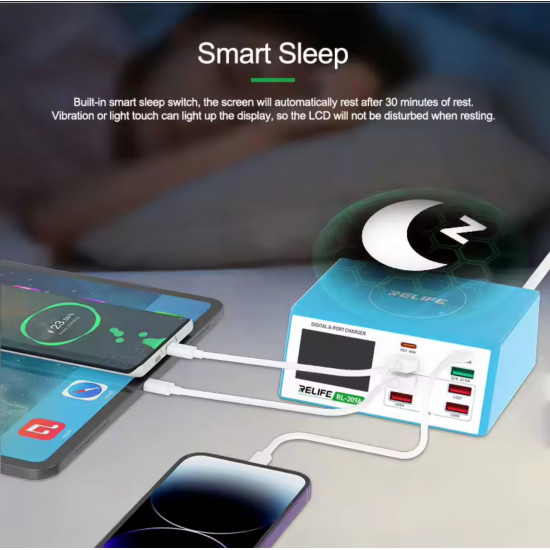 محول طاقة بمخارج متعددة لفحص البطاريات RL-309A من RELIFE