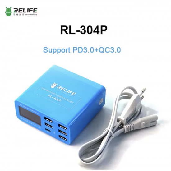 محول طاقة بمخارج متعددة لفحص البطاريات RL-304P من RELIFE