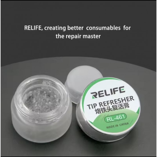 معجون تنظيف لتنظيف رؤوس مكواة اللحام RL-461 من RELIFE