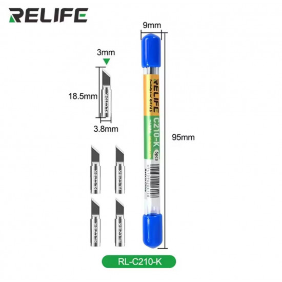 رؤوس مكواة لحام RL-C210 من RELIFE