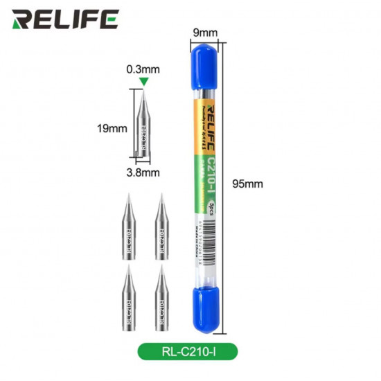 رؤوس مكواة لحام RL-C210 من RELIFE