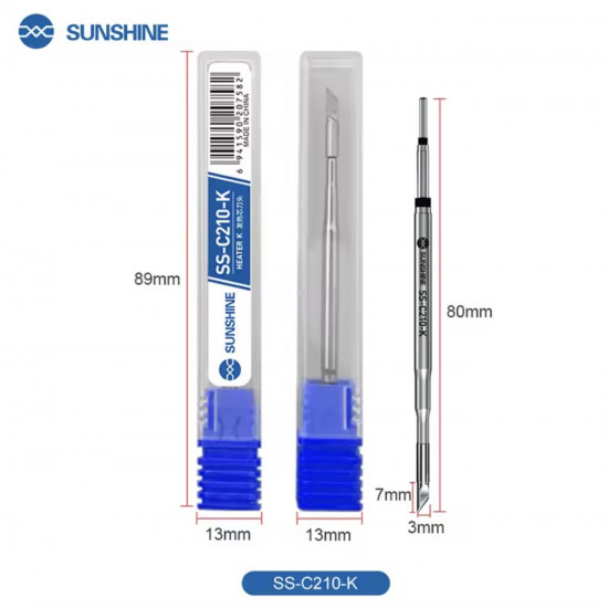 رؤوس مكواة لحام SS-C210 من SUNSHINE
