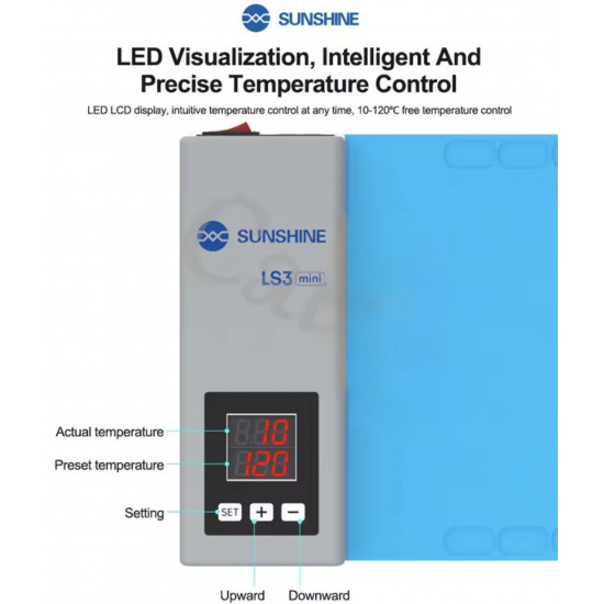 سخان لصيانة شاشات LS3 Mini LCD من SUNSHINE