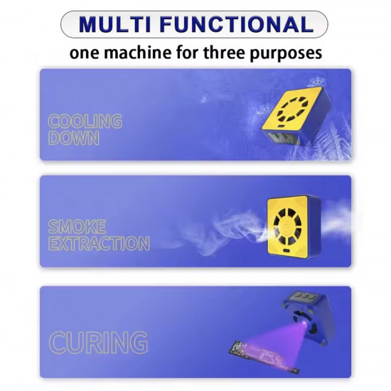 مروحة تبريد ومعالجة بالأشعة فوق البنفسجية CUV-3 من MECHANIC
