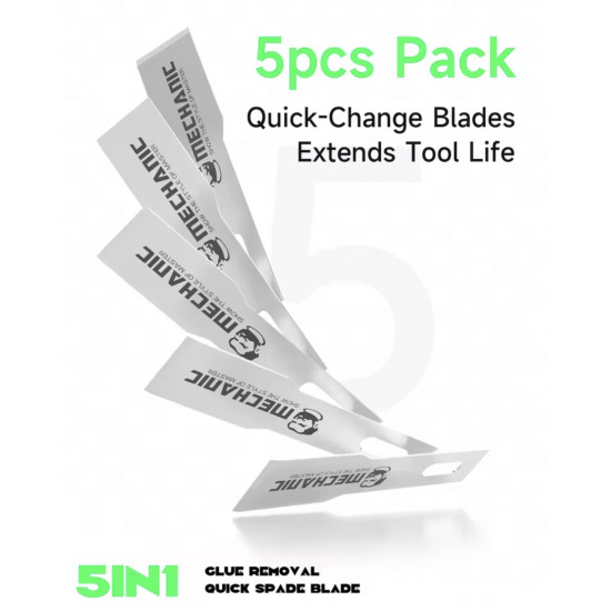 (٥ في ١) طقم سكاكين لإصلاح اللوحة الأم FS-51 من MECHANIC