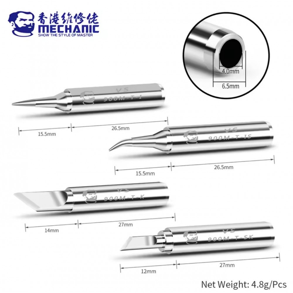 رؤوس مكواة لحام 900M-T-I/IS/SK/K من MECHANIC