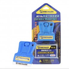 مجموعة حامل الشفرات + شفرات سيراميك BC10s من MECHANIC