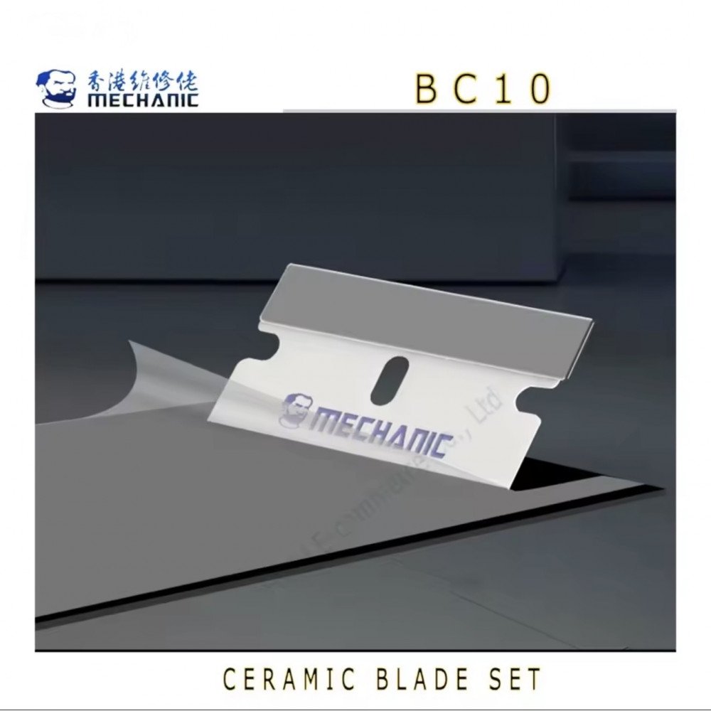 مجموعة حامل الشفرات + شفرات سيراميك BC10s من MECHANIC