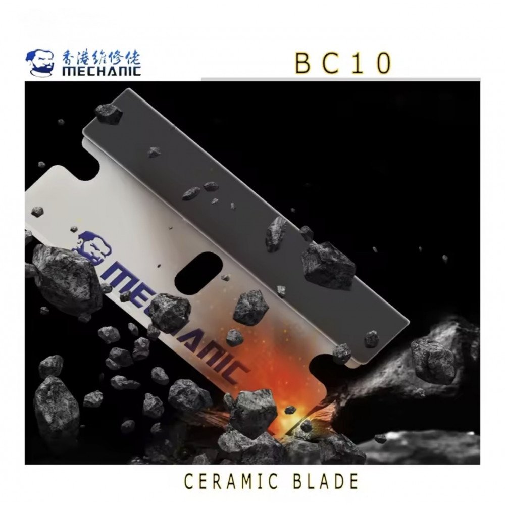 مجموعة حامل الشفرات + شفرات سيراميك BC10s من MECHANIC