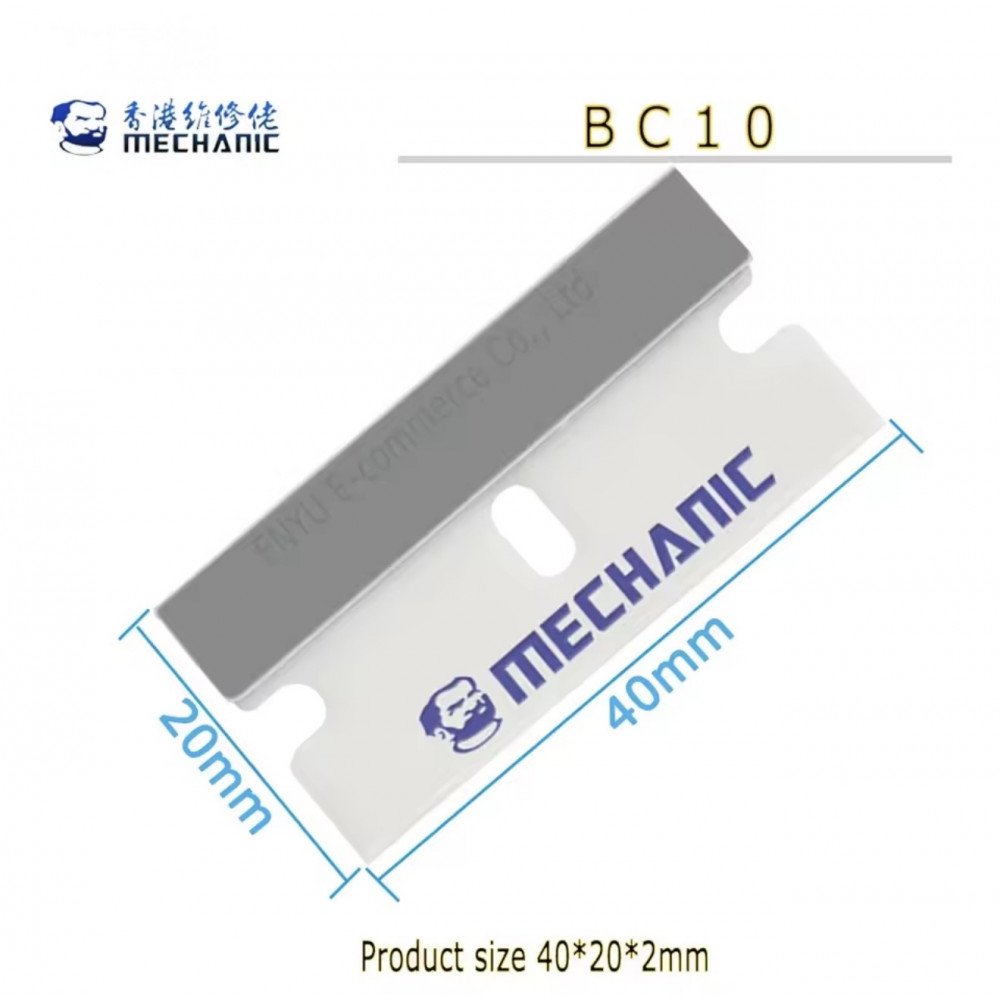 مجموعة حامل الشفرات + شفرات سيراميك BC10s من MECHANIC