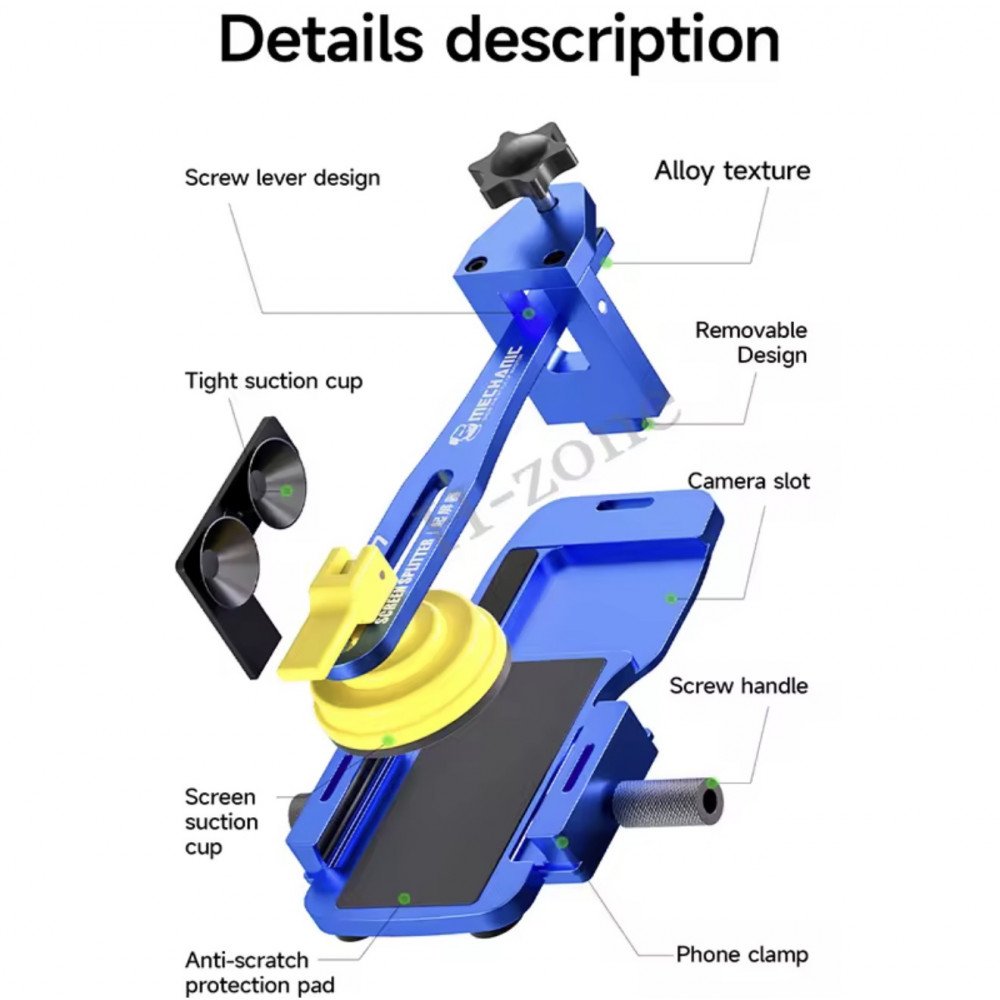 أداة فتح شاشات CP7 LCD من MECHANIC