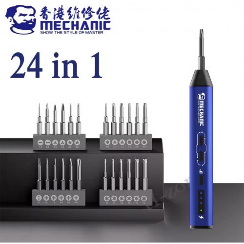 مفك كهربائي أحترافي قابل لإعادة الشحن ES240 من MECHANIC