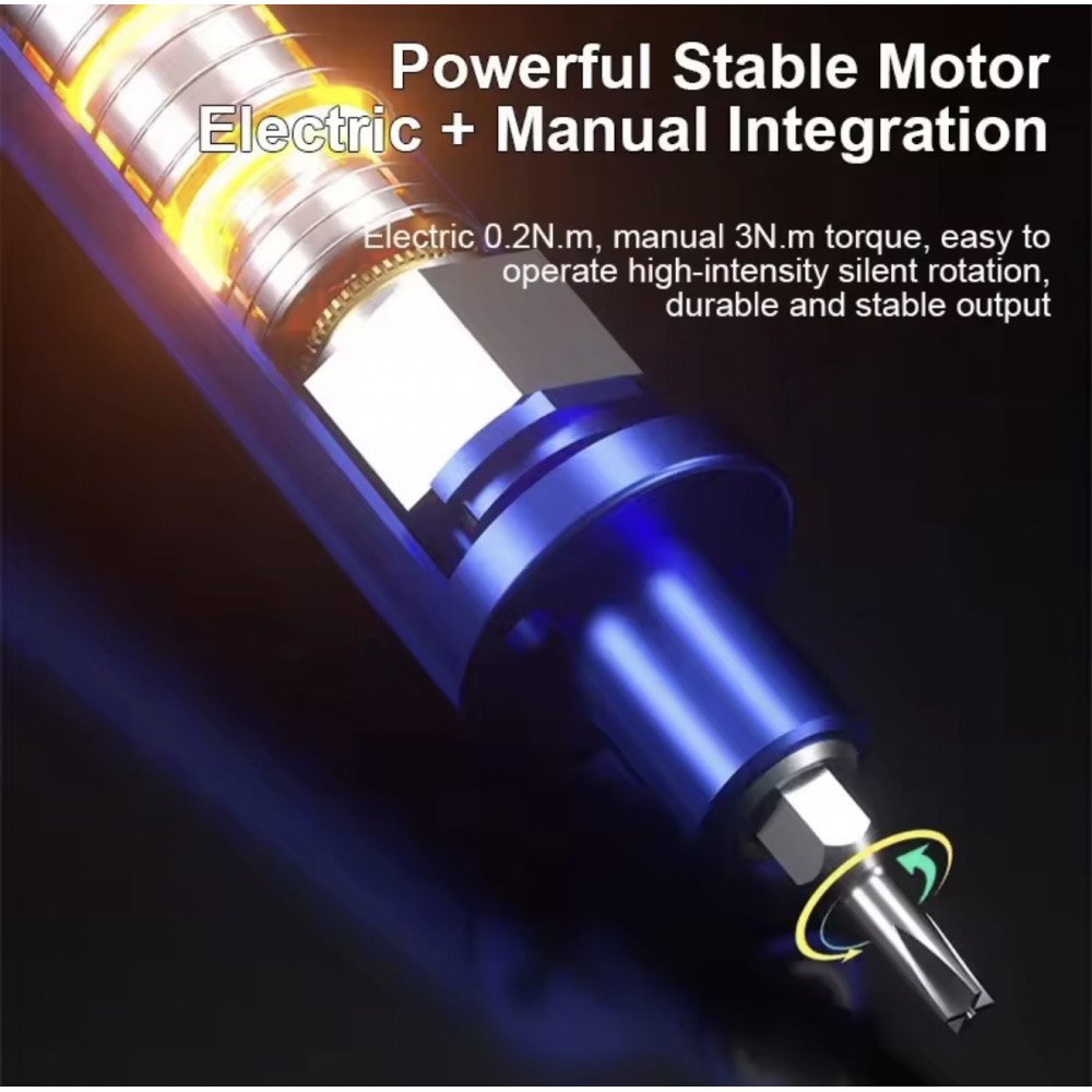 مفك كهربائي أحترافي قابل لإعادة الشحن ES240 من MECHANIC