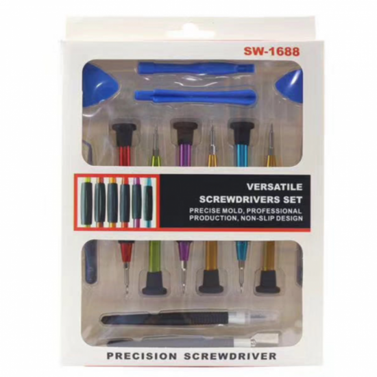 مجموعة مفكات 14 قطعه موديل 1688