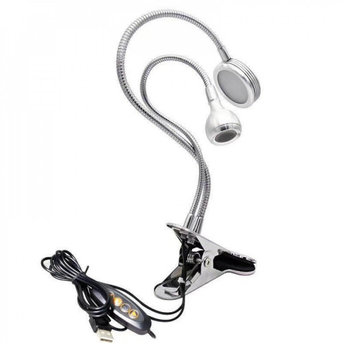 إضاءة صيانة بمنفذ USB مع قاعدة تثبيت مرنة