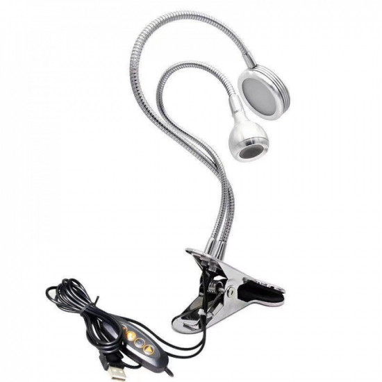 إضاءة صيانة بمنفذ USB مع قاعدة تثبيت مرنة