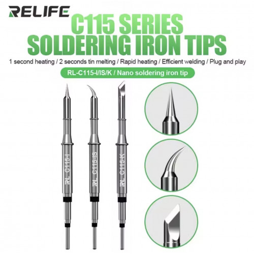 رؤوس مكواة لحام RL-C115 من RELIFE