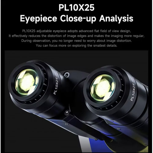 مجهر ستيريو ثلاثي العينيات عالي الدقة  SE7045 من MECHANIC