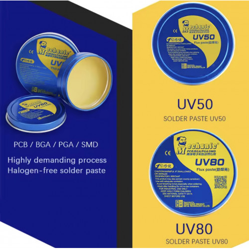 معجون فلكس UV50/UV80 من MECHANIC