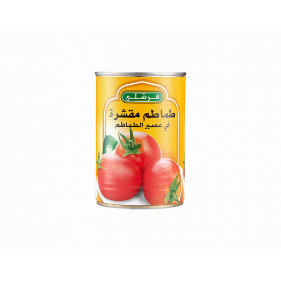 طماطم مقشرة في عصير طماطم 420 غ (فرشلي)