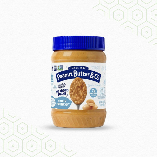 زبدة فول سوداني بدون سكر مضاف - كرانشي - 454 جرام