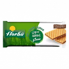 ويفر بالشوكولاتة بدون سكر مضاف – فلوربو ويفر بالشوكولاتة بدون سكر مضاف – فلوربو