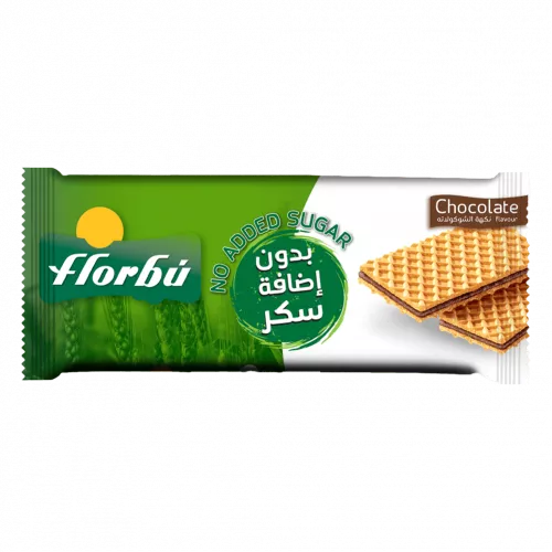 ويفر بالشوكولاتة بدون سكر مضاف – فلوربو ويفر بالشوكولاتة بدون سكر مضاف – فلوربو