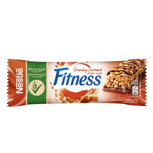 فيتنِس بار الحبوب – كراميل مقرمش فيتنِس بار الحبوب – كراميل مقرمش