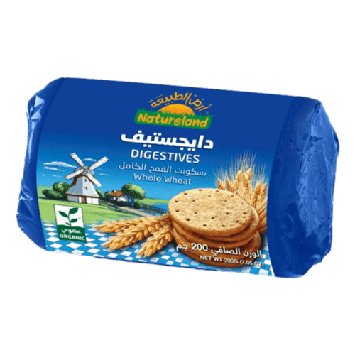 أرض الطبيعة – بسكويت القمح الكامل دايجستف أرض الطبيعة – بسكويت القمح الكامل دايجستف