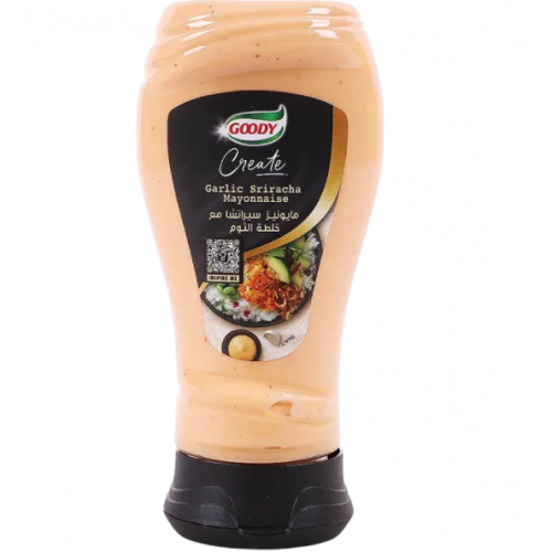 مايونيز سيراتشا مع خلطة الثوم قودى 250جرام
