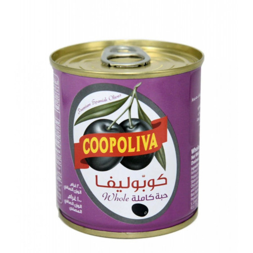 زيتون اسود حبة كاملة 100 جرام - كوبوليفا