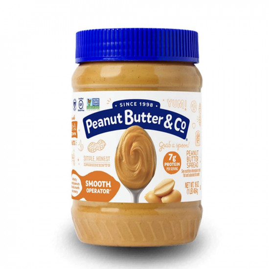 زبدة فول سوداني بانت باتر ناعمة بدون سكر 454