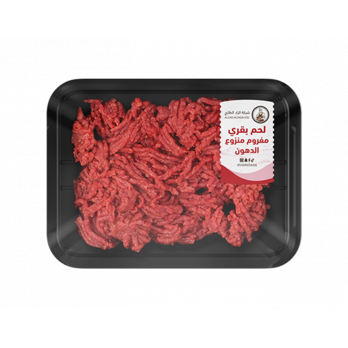 لحم بقري مفروم منزوع الدهون