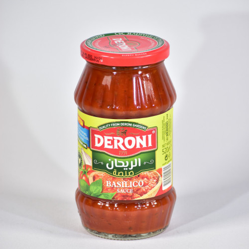 ديروني صلصة الريحان 520 جرام