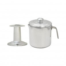 غلاية الحليب المنيوم بغطاء ويد مقاس 14 