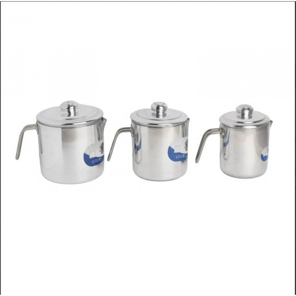 غلاية الحليب المنيوم بغطاء ويد مقاس 12 