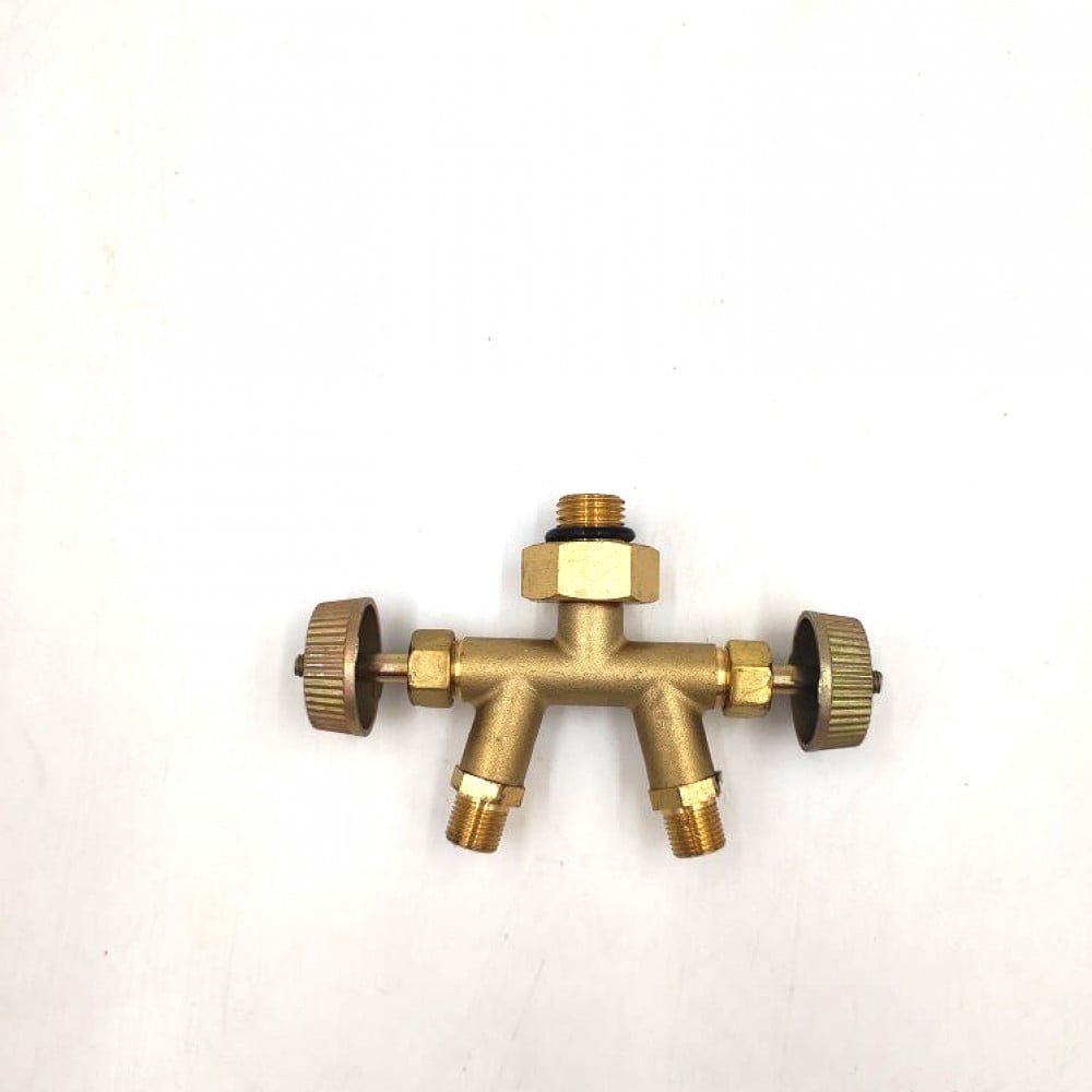 قسام دافور خطين نحاس مع محبس للمواقد السفري