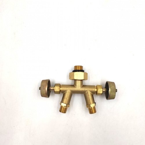 قسام دافور خطين نحاس مع محبس للمواقد السفري