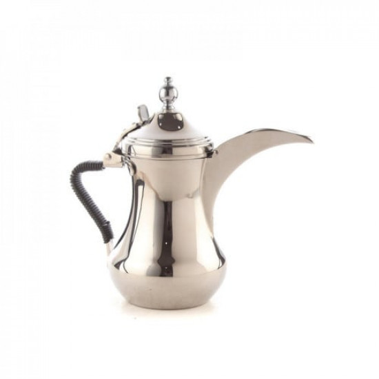 دلة العساف استيل مع مقبض اسود مقاس 40 دلة العساف استيل مع مقبض اسود مقاس 40