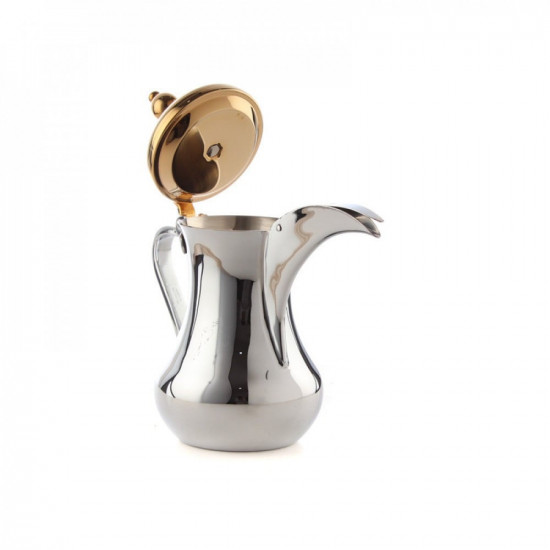 دلة العساف بغدادي راس ذهبي مقاس 48 دلة العساف بغدادي راس ذهبي مقاس 48