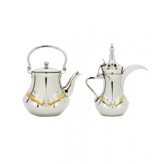 طقم دلة وبريق مرحبا الأجيال كروم مذهب طقم دلة وبريق مرحبا الأجيال كروم مذهب